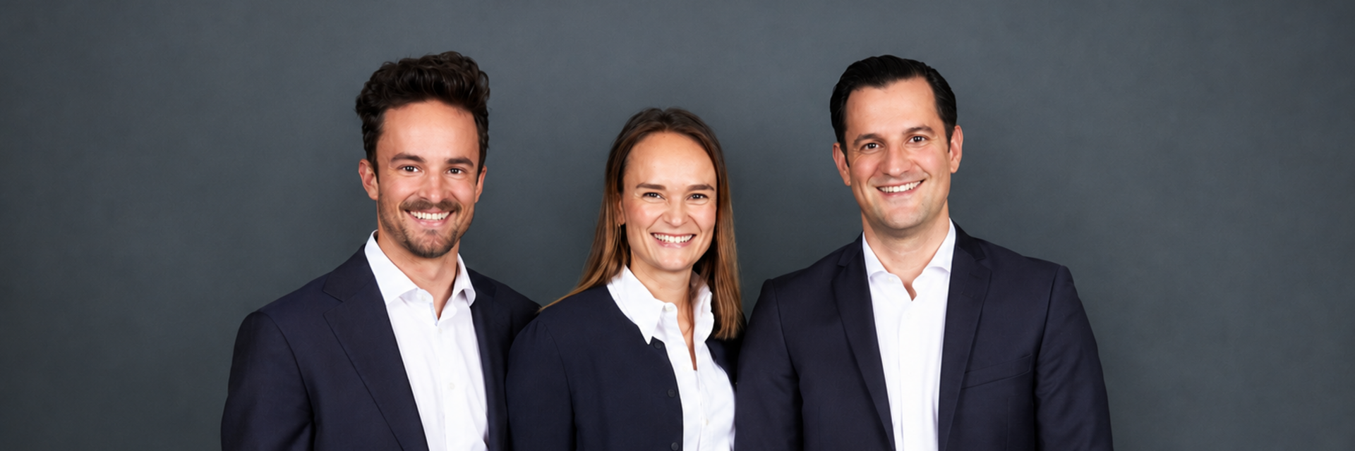 Patrick Ramos, Katharina Phillip und Lukas Sporer